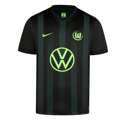 Fotbalové Dres Wolfsburg Lovro Majer #19 Venkovní 2024-25 Krátký Rukáv Fotbalové Dres Wolfsburg Lovro Majer #19 Venkovní 2024-25 Krátký Rukáv